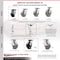 Service Caster 4 Inch Glass Filled Nylon Caster Set with Roller Bearings and Swivel Locks SCC SCC-35S420-GFNR-BSL-4 - alternate 3
